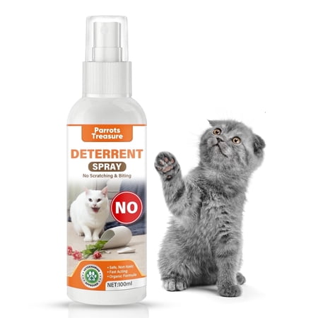 Cat Deterrent Spray, Cat Repellent Outdoor and Indoor, Cat Scratch Furniture Protector, Cat Repellent Spray for Furniture