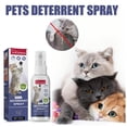 thumbnail image 1 of Cat Deterrent Spray, Effective Cat Repellent Furniture Protector, Bitter Spray, No Chew Spray, Pet Corrector Spray Anti-Scratch 50ML with Bitter for Indoor Outdoor Use, Prevent Scratching Furniture, 1 of 8