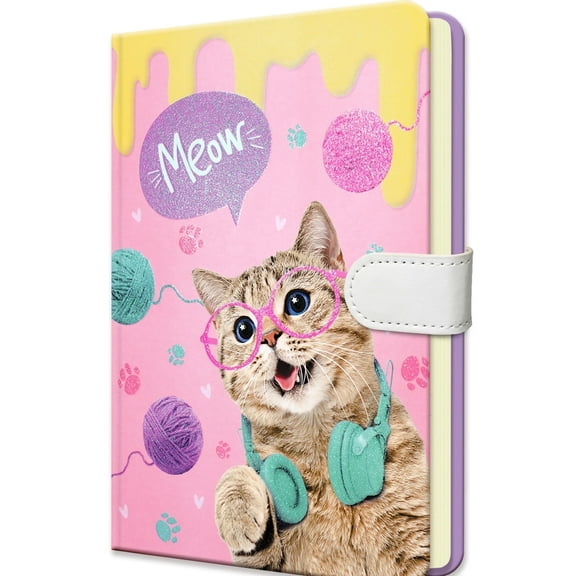 GINMLYDA Diary for People with Magnetic Closure, Lockable Journal for Family, 192 Pages, 1 Count