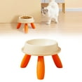 thumbnail image 1 of Cat Dishes Elevated High Cat Bowl Anti Vomit Pet Feeder Raised Dish for Puppy Daily Use Feeding Veterinary Recommended Multi Pet Home Outdoor Travel/Pet Feeding Bowl Orange, 1 of 9