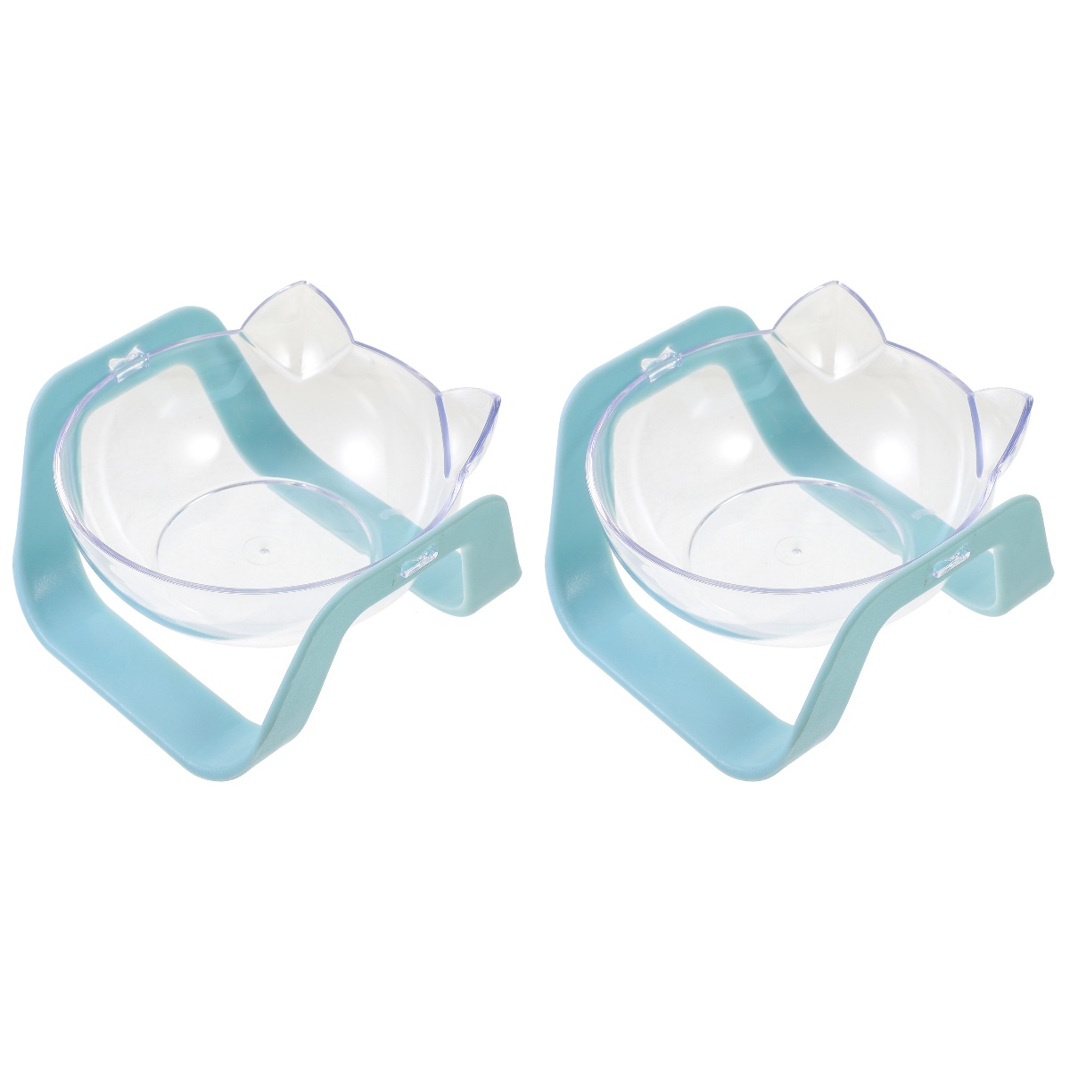 Cat Dishes for Food Bowl with Stand Raised Pet Bowls Anti Vomit Plate