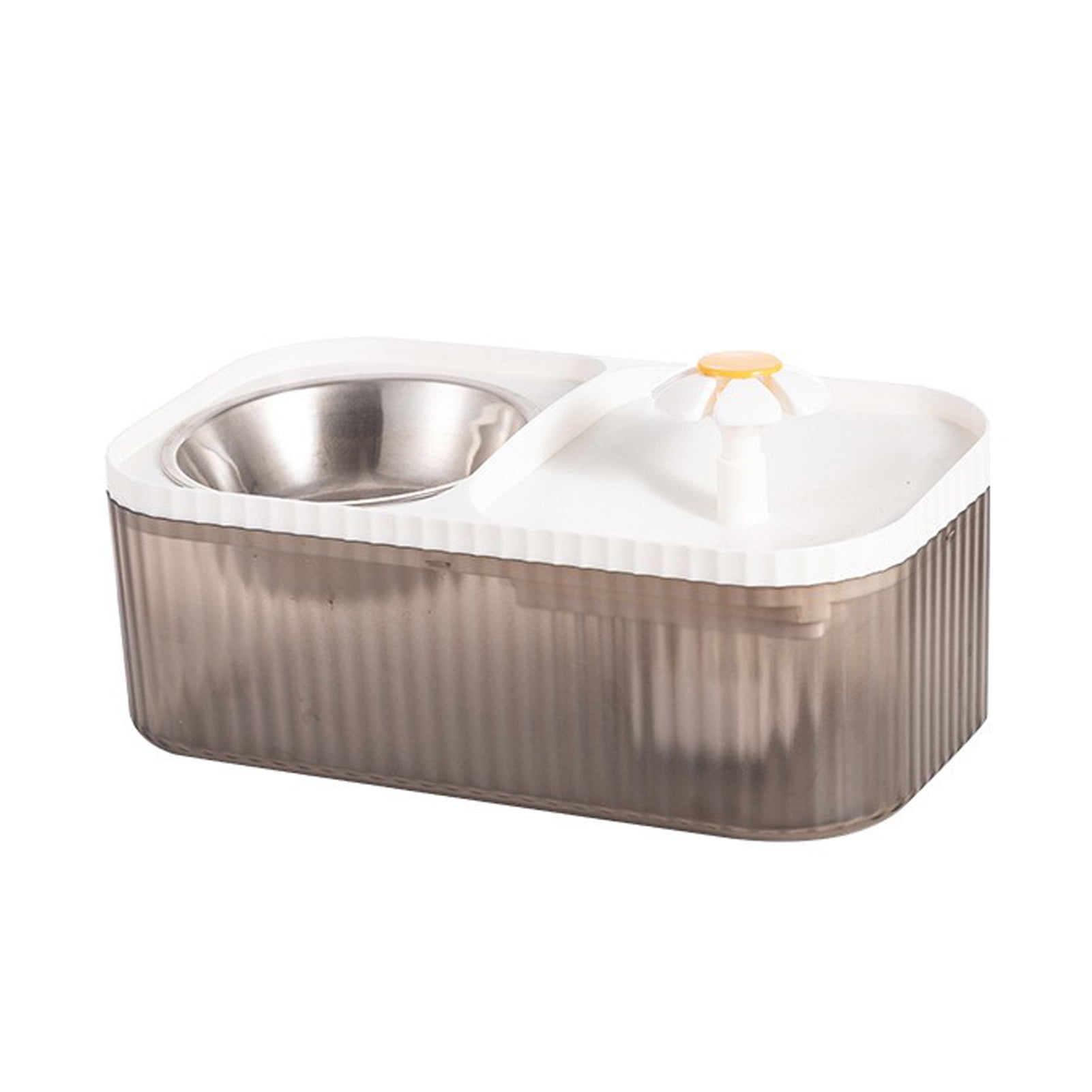 Cat Dispenser, Cat Feeding & Watering Supplies,Detachable Stainless Steel Bowl, Largecapacity