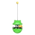 thumbnail image 1 of Cat Dispenser Toy Tumbler Puzzle Feeder Toy Pets Slow Kibble Dispensing Ball for Cat Training - Green, 10x10x13.5cm, 1 of 7