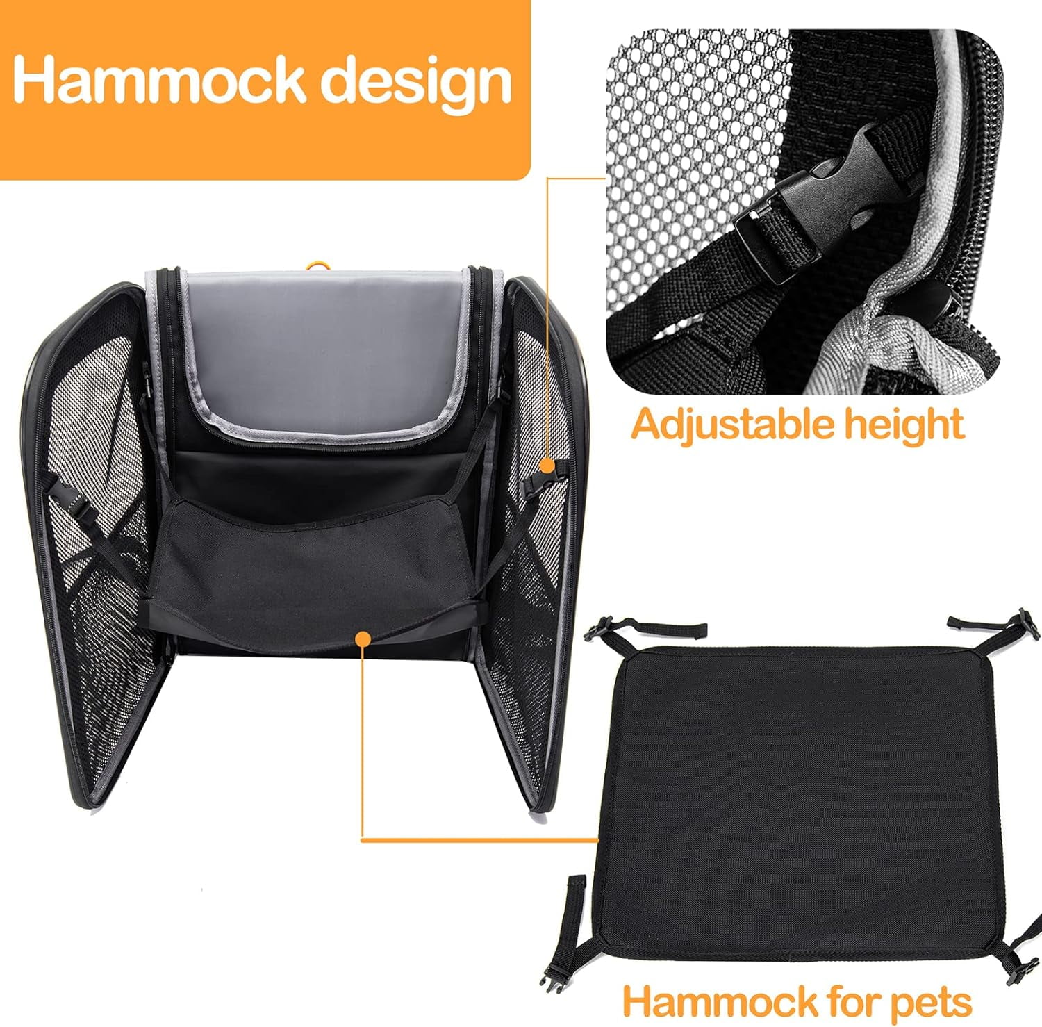 Cat Dog Backpack Carrier Foldable Pet Bag 3 Portable Breathable Carriers Conveyors and Travel Transport Products Accessories