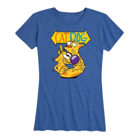 CatDog - Be Quiet - Women's Short Sleeve Graphic T-Shirt