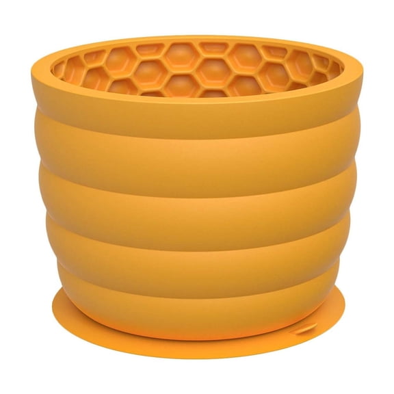 Cat & Dog Bowls Title Interactive Anxiety- Slow Feeder Licking Bowl for Enrichment Dispenser Non- Design Suitable for Small to Large Breeds