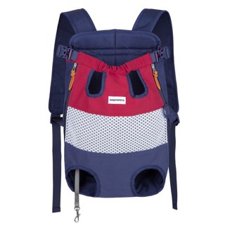 Touchdog Wiggle-Sack Fashion Designer Front and Backpack Dog Carrier - Small  in Navy B103NVSM - The Home Depot