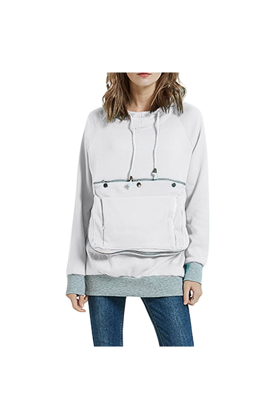 Cat Dog Carrier Hoodie Pet Pouch Sweatshirt Puppy Kitten Holder Carrier Pullover Tops Kangaroo Unisex Hoodies
