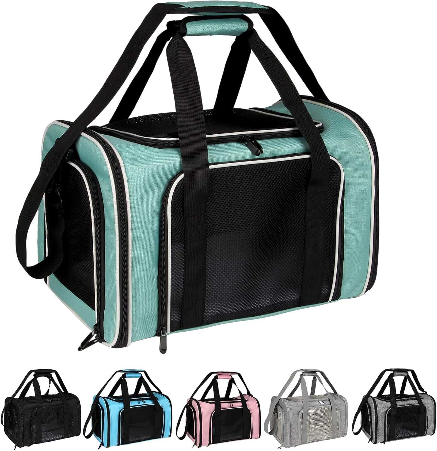 Cat, Dog Carrier for Small Medium Pet Carriers Up to15Lbs, Cats Carrier ... - Compact Dog Carrier For Short Trips