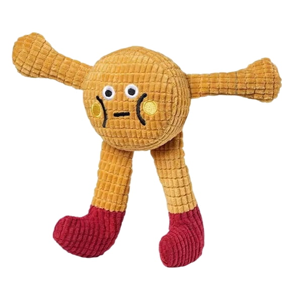Cat&Dog Chew Toys with Catnip Inside, Ecofriendly Material Made, Crinkle Paper & Squeaky Ball Inside, Waffle and Baby Toy Combination Packaging, Cuddles Meow Chompclean