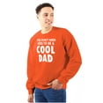 thumbnail image 1 of Cat Dog Dad Dont Need Kids to be Cool Men's Crewneck Sweatshirt Brisco Brands X, 1 of 6