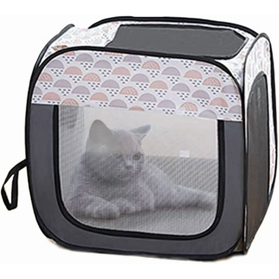 Cat & Dog Dryer Box Folding Pet Dry Room Pet Hair Drying Tent Grooming House Dryer Cage Hair Clearing Travel Bags for Dogs Cats Rabbit
