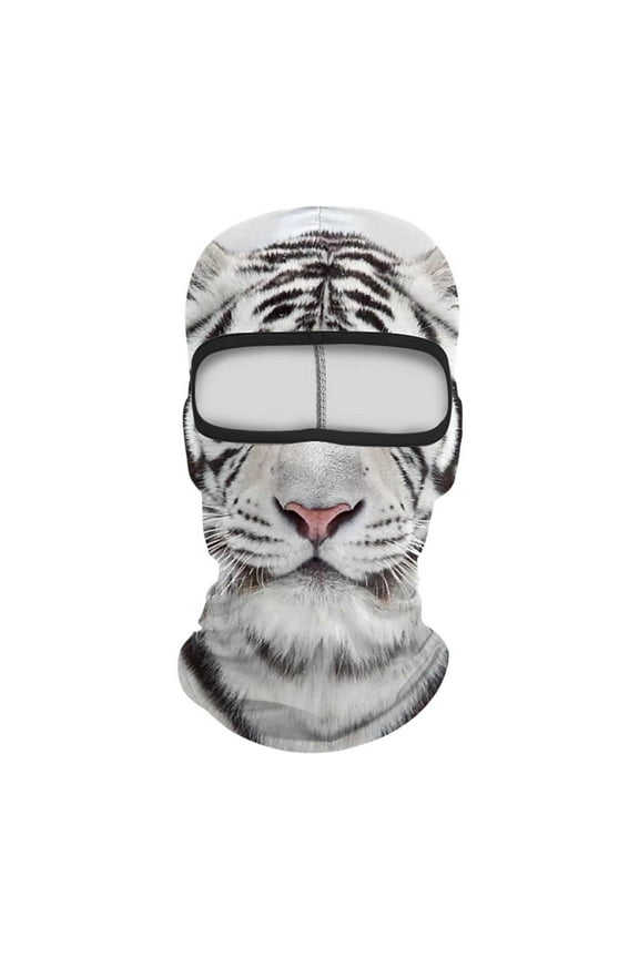Cat/Dog Halloween Hat, Full Face Polyester Animal Ski Mask, Windproof Breathable, for Hiking, Riding, Sports & Halloween