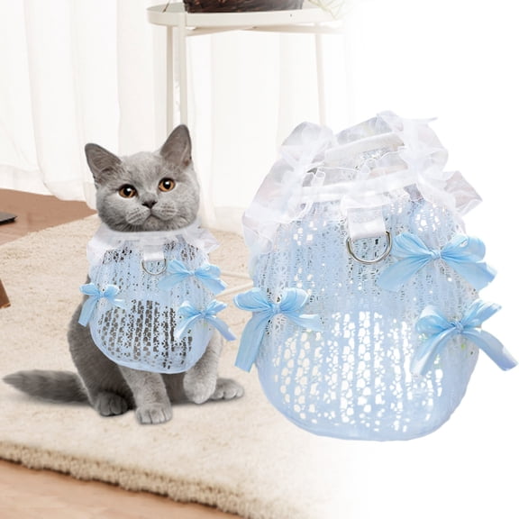 Cat Dog Lace Pet Vest Breathable Mesh Puppy Fashion Apparel Soft Comfortable Lightweight Pet Clothing For Small Animals Ez Dog Harnesses Dog Sled Dog Leash X Small Dog Harnesses Boy English with