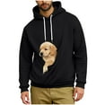 thumbnail image 1 of Cat Dog Pet Carrier Hoodie Big Pet Pouch Sweatshirt Puppy Kitten Holder Carrier Pullover Top with Kangaroo Pocket Unisex Hoodies, 1 of 6