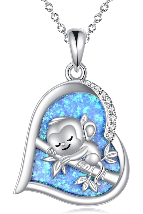 Cat/Dog/Phoenix/Eagle/Whale/Shark/Puffin/Starfish/Chicken/Butterfly/Owl/Bee/Frog/Seahorse Necklace Sterling Silver Animal Pendant Jewelry Gift for Women