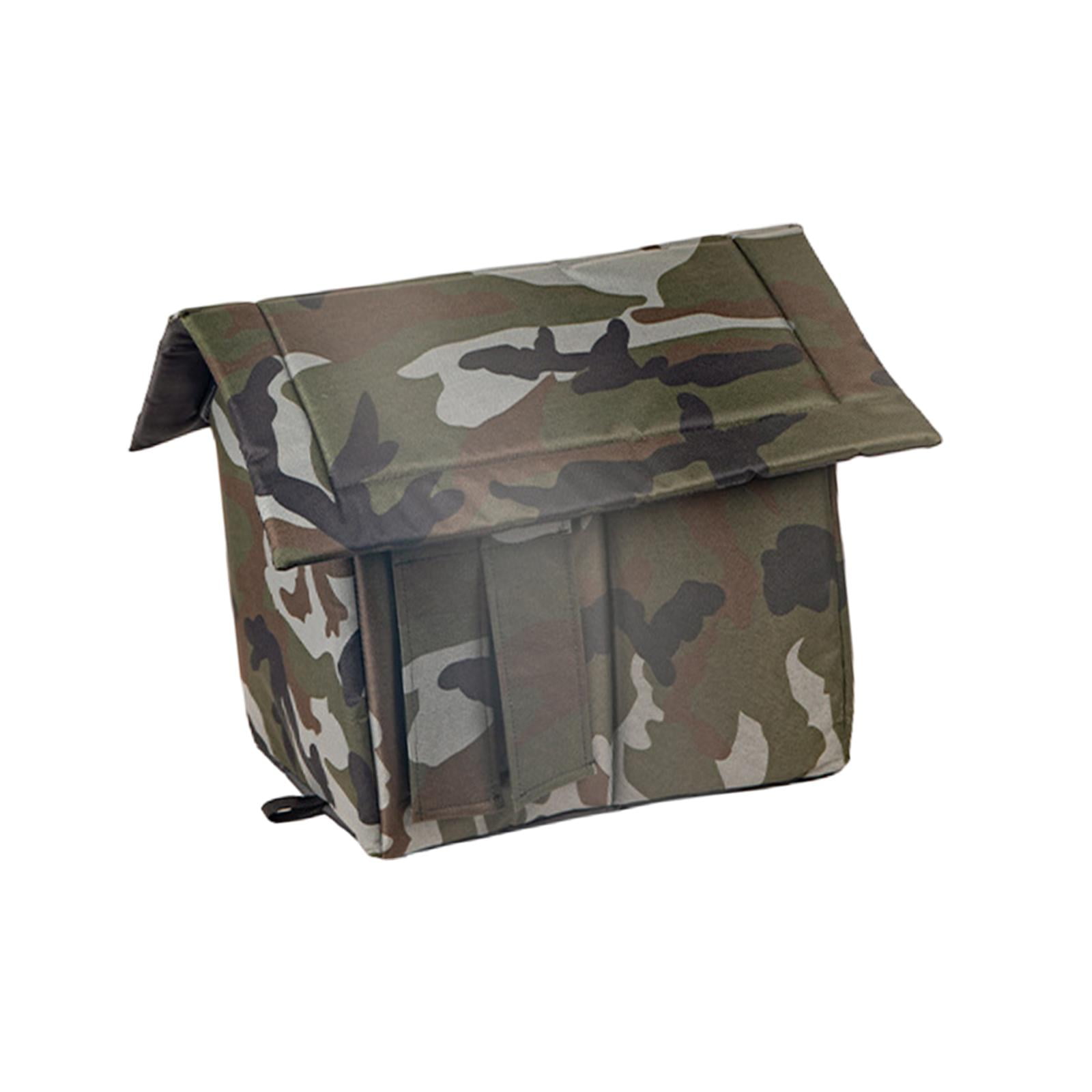 Cat Dog Tent Cabin Waterproof Bed Oxford Cloth Outdoor Feras Warm House L