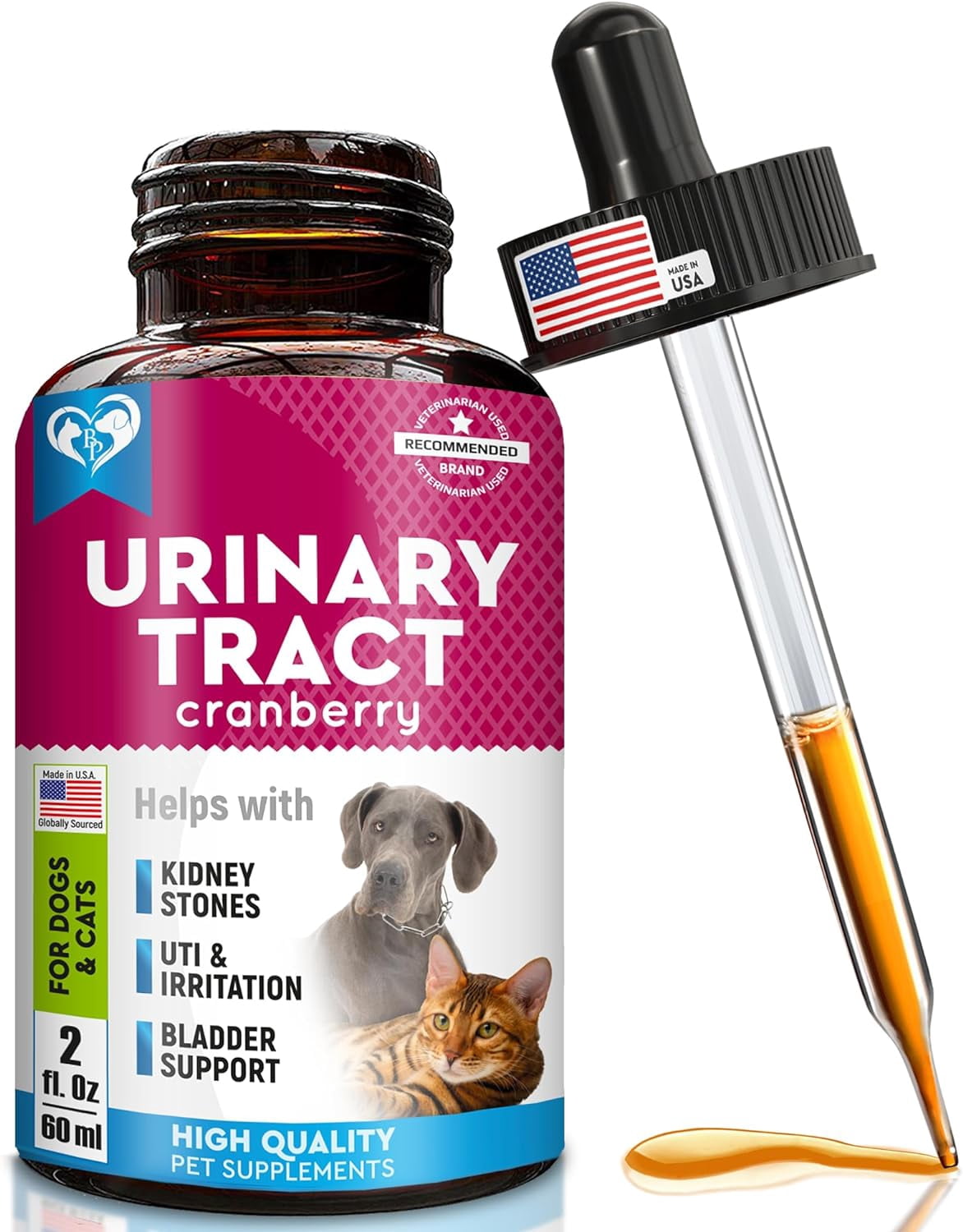 Image showcasing Cat & Dog Urinary Tract Infection Treatment & Natural UTI Cranberry ...