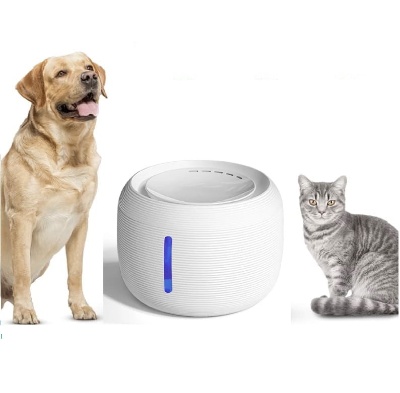 Pet Fountain Automatic Water, 85oz/2.5L Cat and Dog Fountain for Drinking,  Water Dispenser Bowl, Level Automatic, Provides Fresh, Filtered Water, Encouraging Hydration