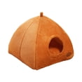 thumbnail image 1 of Cat Dome Bed - Plush Warmth Indoor Cats Sleeping Bed | Winter Thermal Insulation Kitten Resting Nest, Pet Supplies for Small Medium Cats, 1 of 6
