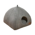 thumbnail image 1 of Cat Dome Bed - Plush Warmth Indoor Cats Sleeping Bed | Winter Thermal Insulation Kitten Resting Nest, Pet Supplies for Small Medium Cats, 1 of 6