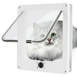 Cat Door without Flap Pet Supplies No Flapping Cat Door for Outdoor Garden Yard White Walmart