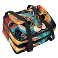 thumbnail image 1 of Cat Double Layer Insulated Lunch Bag with Two Compartments, Large Capacity, Hand Carry, 7.1x11.4x16.1 Inches, 1 of 6
