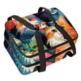 thumbnail image 1 of Cat Double Layer Insulated Lunch Bag with Two Compartments, Large Capacity, Hand Carry, 7.1x11.4x16.1 Inches, 1 of 6