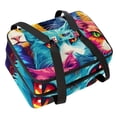 thumbnail image 1 of Cat Double Layer Insulated Lunch Bag with Two Compartments, Large Capacity, Hand Carry, 7.1x11.4x16.1 Inches, 1 of 6