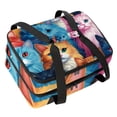 thumbnail image 1 of Cat Double Layered Insulated Lunch Bag with Two Compartments, Large Capacity, Hand Carry, 7.1x11.4x16.1 Inches, Refrigerated - Ideal for Work and School, 1 of 6