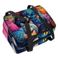 thumbnail image 1 of Cat Double Layered Insulated Lunch Bag with Two Compartments, Large Capacity, Handheld Portable, 7.1x11.4x16.1 Inches, 1 of 6