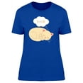 thumbnail image 1 of Cat Dreaming With A Fish Bone Tee Women's -Image by Shutterstock, 1 of 1