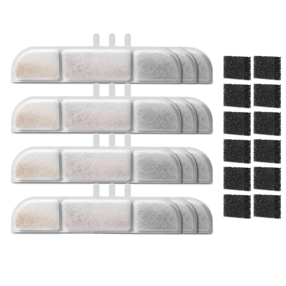 Cat Drinker Filter for DownyPaws 2.5L Automatic Drinking Device Compatible Replacement Filters Remove Hair Impurities Heavy Metals