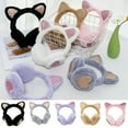 thumbnail image 1 of Cat Ear Earmuff Girls Plush Warm Ear Muff Soft Furry Outdoor Winter Ear Warmer Anti-Cold Ear Protector Earflap, 1 of 7