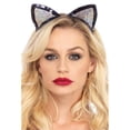 thumbnail image 1 of Cat Ears Adult Sequin Halloween Headband, 1 of 1