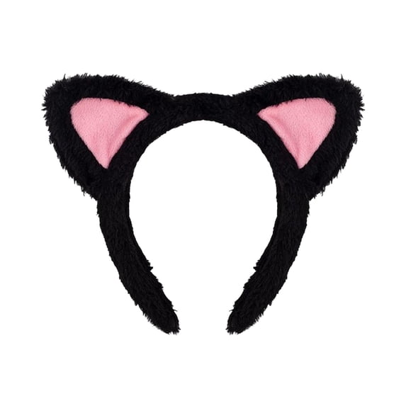 Cat Ears Headband for Women, Cute Face Washing Headband, Role-play Party Hair Accessory