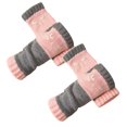 thumbnail image 1 of Cat Embroidery Splicing Knitted Gloves 2 Pairs Warm Gloves Fashion Leaky Finger Casual Women's Glove, 1 of 3