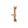 thumbnail image 1 of Cat Entertainment for indoor Cats, Cat Scratch Post for indoor Cats, Cat Shelf for Wall, Solid Wood, Sisal Wrapping, 10 in Perch, 1 Set, 1 of 7