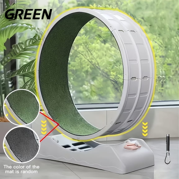 Cat Exercise Wheel 33" Indoor Treadmill – Fitness Running Wheel for Weight Control & Activity