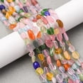 thumbnail image 1 of Cat Eye Beads Strands Nuggets Colorful 6.5~10x5~7x4~6.5mm Hole: 1mm 46~53pcs/strand 15.16''~15.75''(38.5~40cm), 1 of 5
