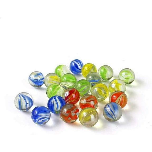 Cat Eye Marbles for Kids Marble Games,100PCS Bulk Glass Balls,14mm Color Mixing Glass Marbles,Vase Fillers and Fish Tank Decorative Balls,for Boys Girls Marble Games,Chinese Checkers Games