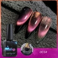 thumbnail image 1 of Cat Eye Nail Polish, Flickering Nail Polish, Long Lasting Cat Eye Gel Polish with Glitter Glue, Low Odor and Durable Nail Polish for Creative Nail Art Designs, 1 of 5