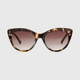 thumbnail image 1 of Cat - Eye Polarized Sunglasses - Tortoise Shell Frame - Brown Lens, 1 of 5