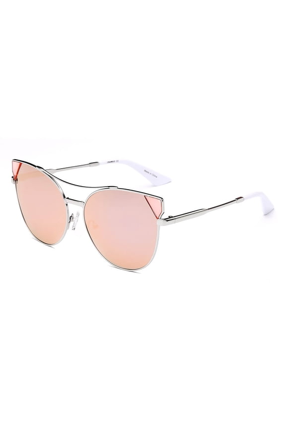 Cat Eye Slim Frame Sunglasses for Women, Vintage Trendy Shades for Summer