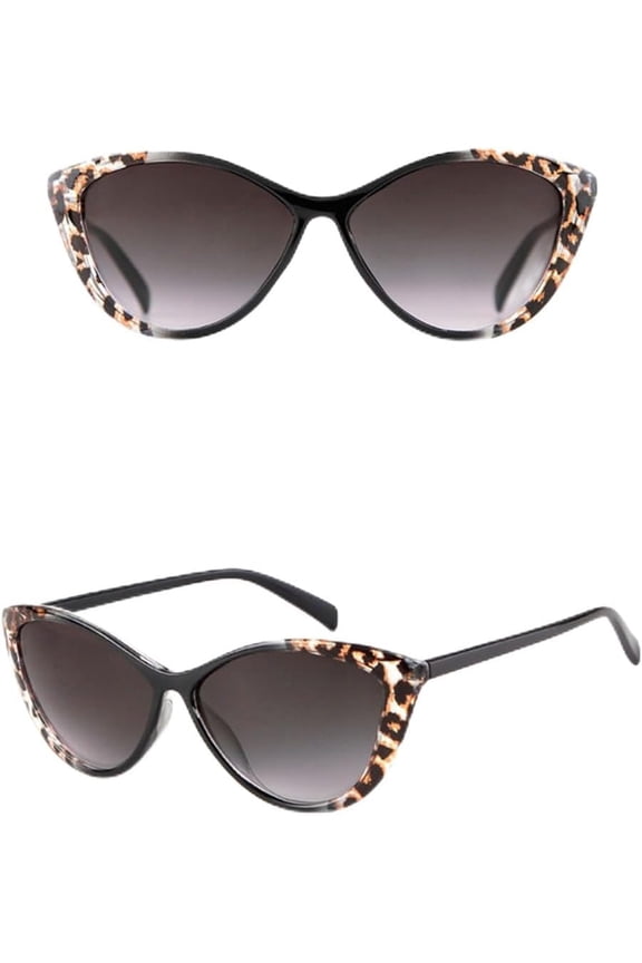 Cat Eye Sunglasses Female Vintage Retro Leopard Frame Sun Glasses Women