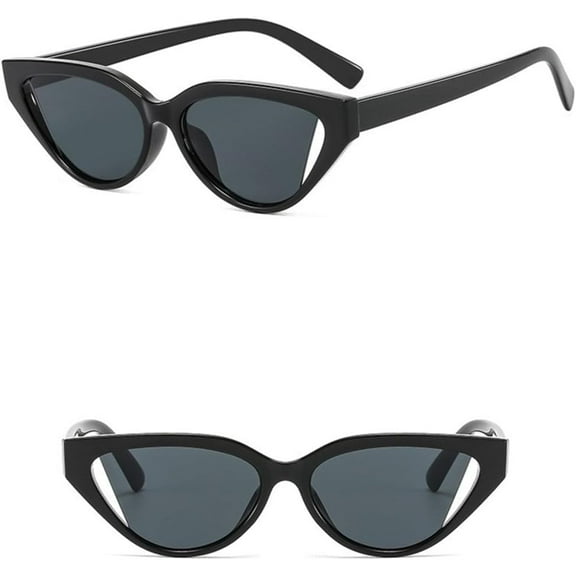 Cat Eye Sunglasses Frame Women Cateye Vintage Eyeglasses Ladies Retro Triangle Glasses Uv400