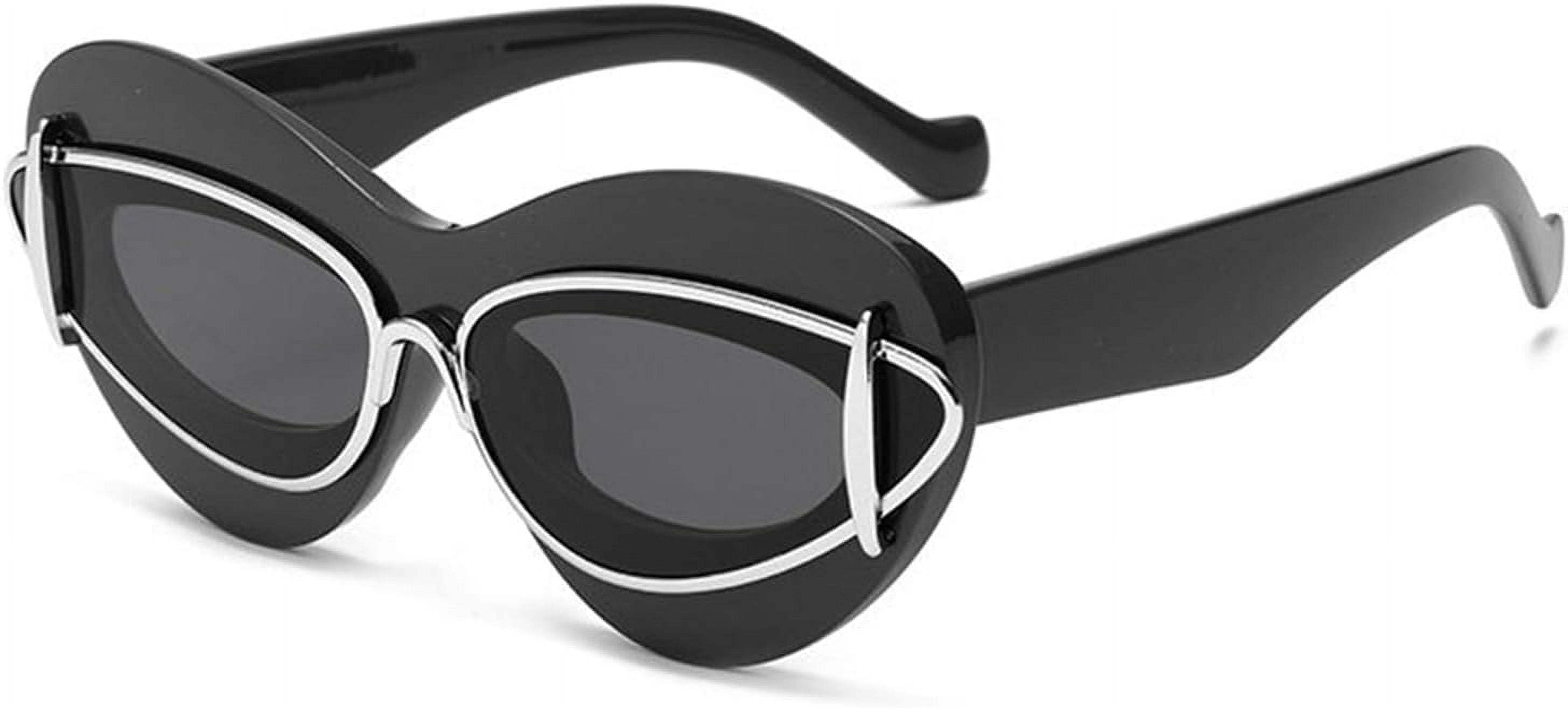 Cat Eye Sunglasses Women 2024 Luxury Brand Designer Vintage Y2k Punk Sun Glasses Cat Eye Sunglasses Women 2024 Luxury Brand Designer Vintage  main image 4
