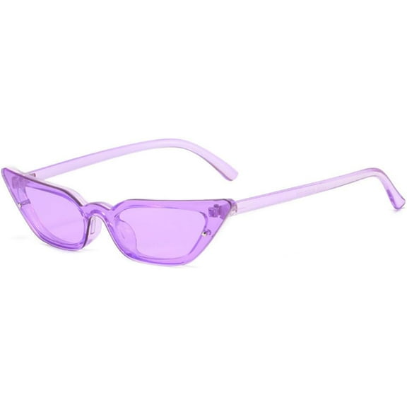 Cat Eye Sunglasses Women One Piece Sun Glasses Female Vintage Orange Punk Eyeglasses UV400