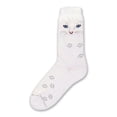 thumbnail image 1 of Cat Eyes Medium White Socks, 1 of 1