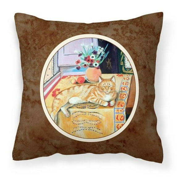 Cat Fabric Decorative Pillow